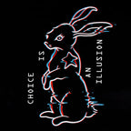 Product image Matrix - White Rabbit T-Shirt Black