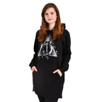 Produktbild Harry Potter - Smoky Hallows Sweatkleid mit Kapuze schwarz