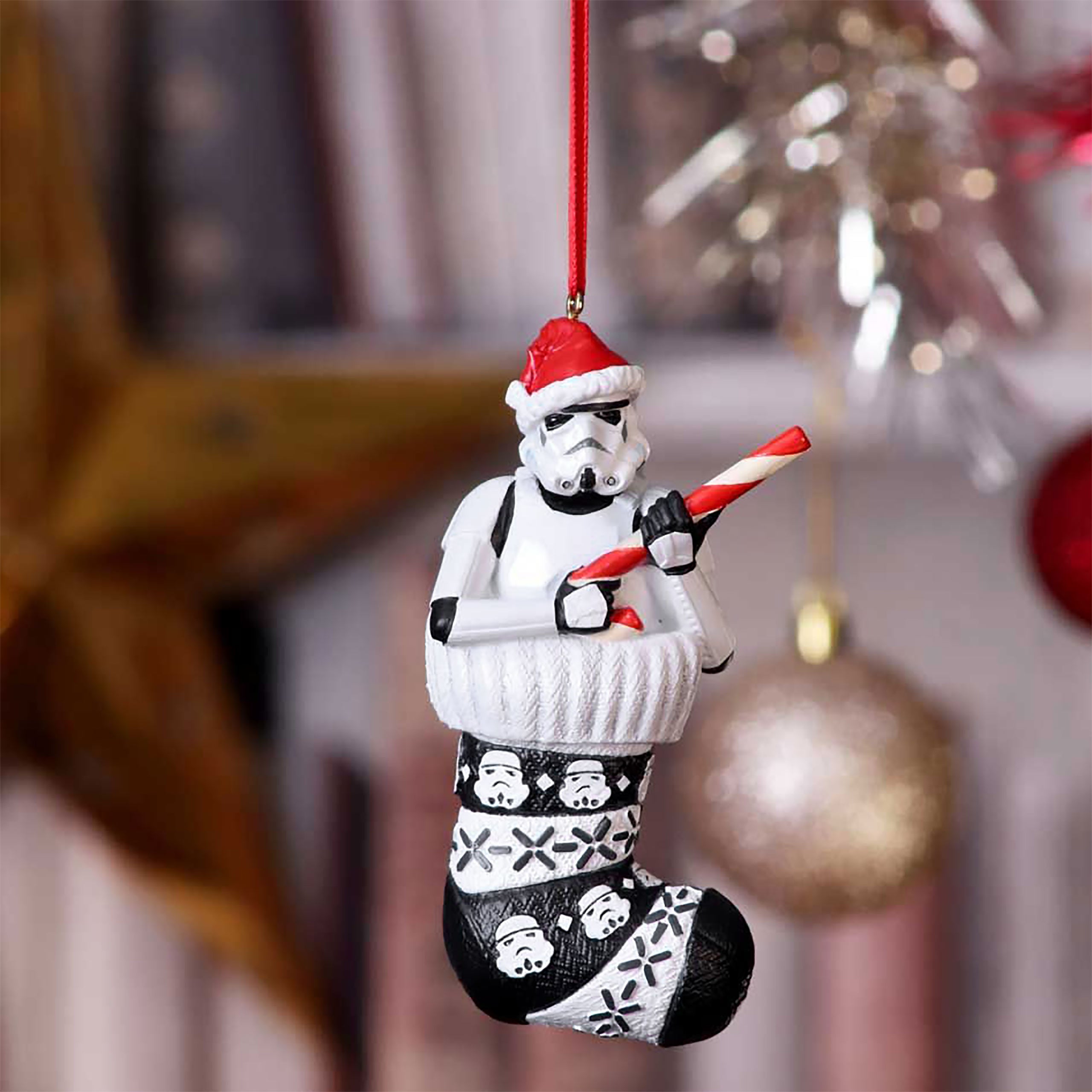 Produktbild Stormtrooper im Weihnachtsstrumpf Weihnachtsbaum-Schmuck - Star Wars