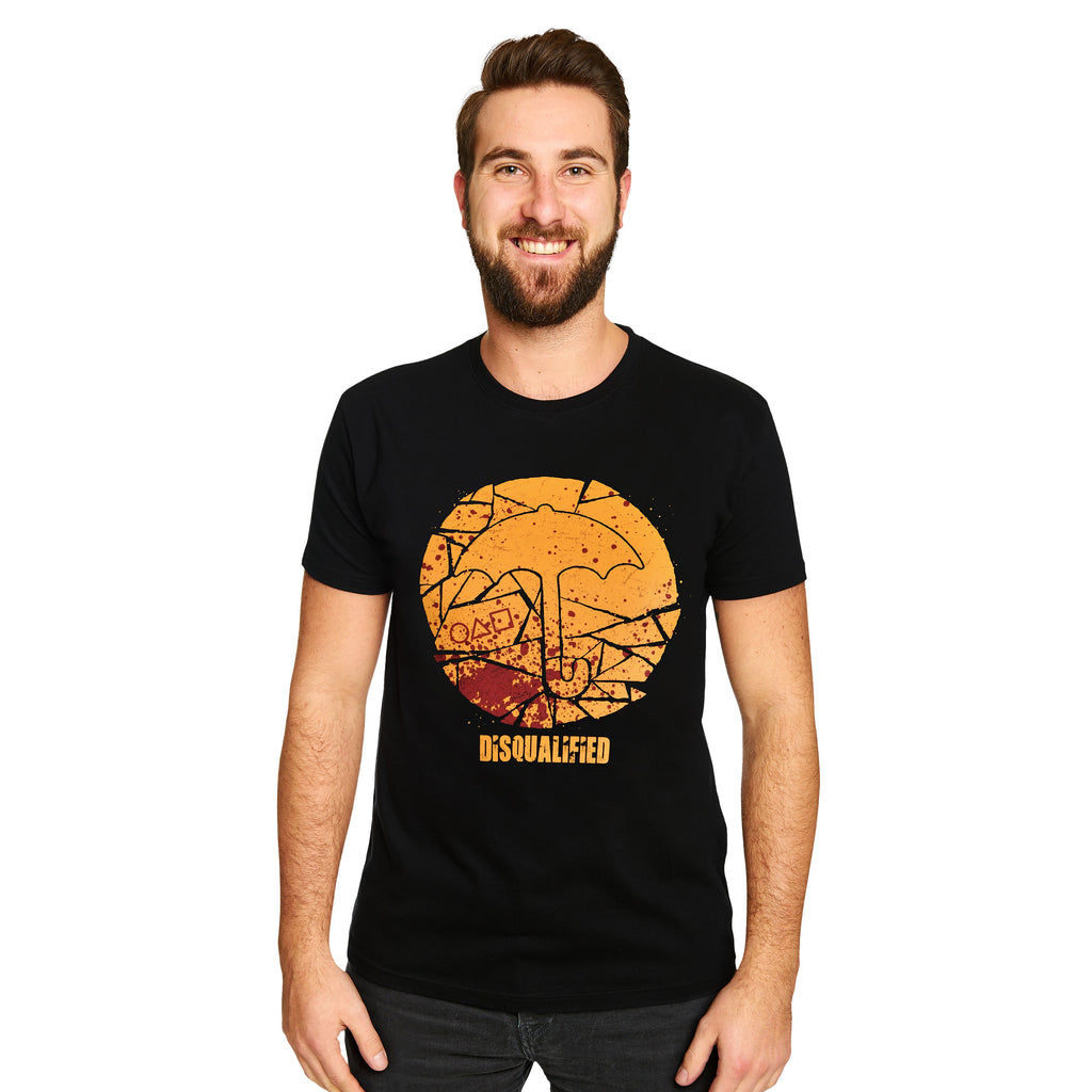 Produktbild Cookie Disqualified T-Shirt für Squid Game Fans schwarz