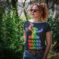 Produktbild Lilo & Stitch - Ohana Rainbow Pride T-Shirt Damen Loose Fit