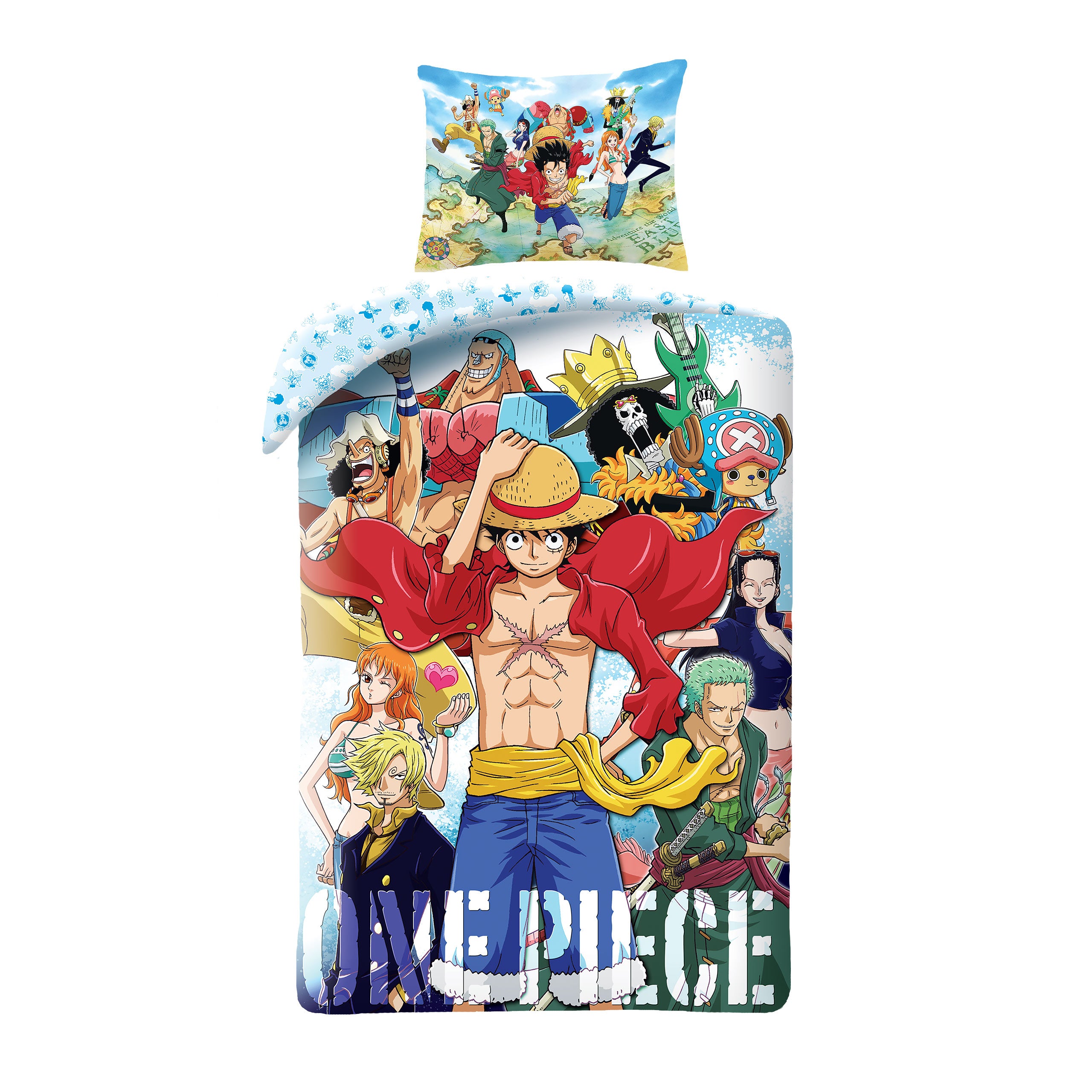 Produktbild One Piece - Ruffy & Crew Wende-Bettwäsche