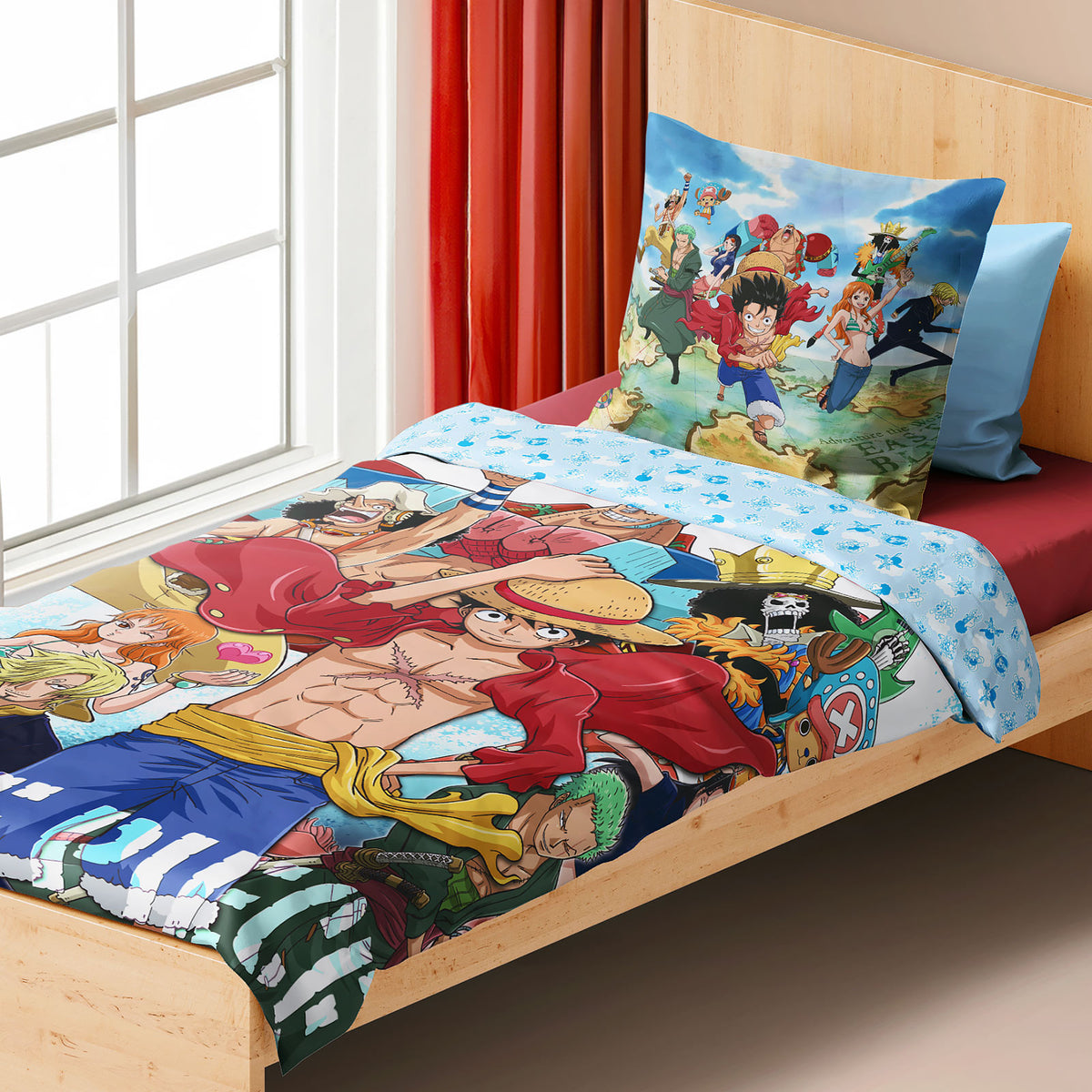 Produktbild One Piece - Ruffy & Crew Wende-Bettwäsche