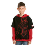 Produktbild Spider-Man Hoodie Kinder schwarz-rot