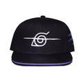 Produktbild Naruto Shippuden - Anti Konoha Symbol Snapback Cap schwarz