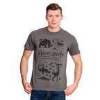 Produktbild Horizon - Machines T-Shirt grau