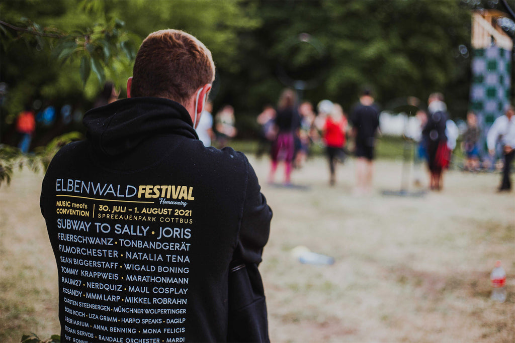 Produktbild Elbenwald Festival Homecoming Hoodie schwarz
