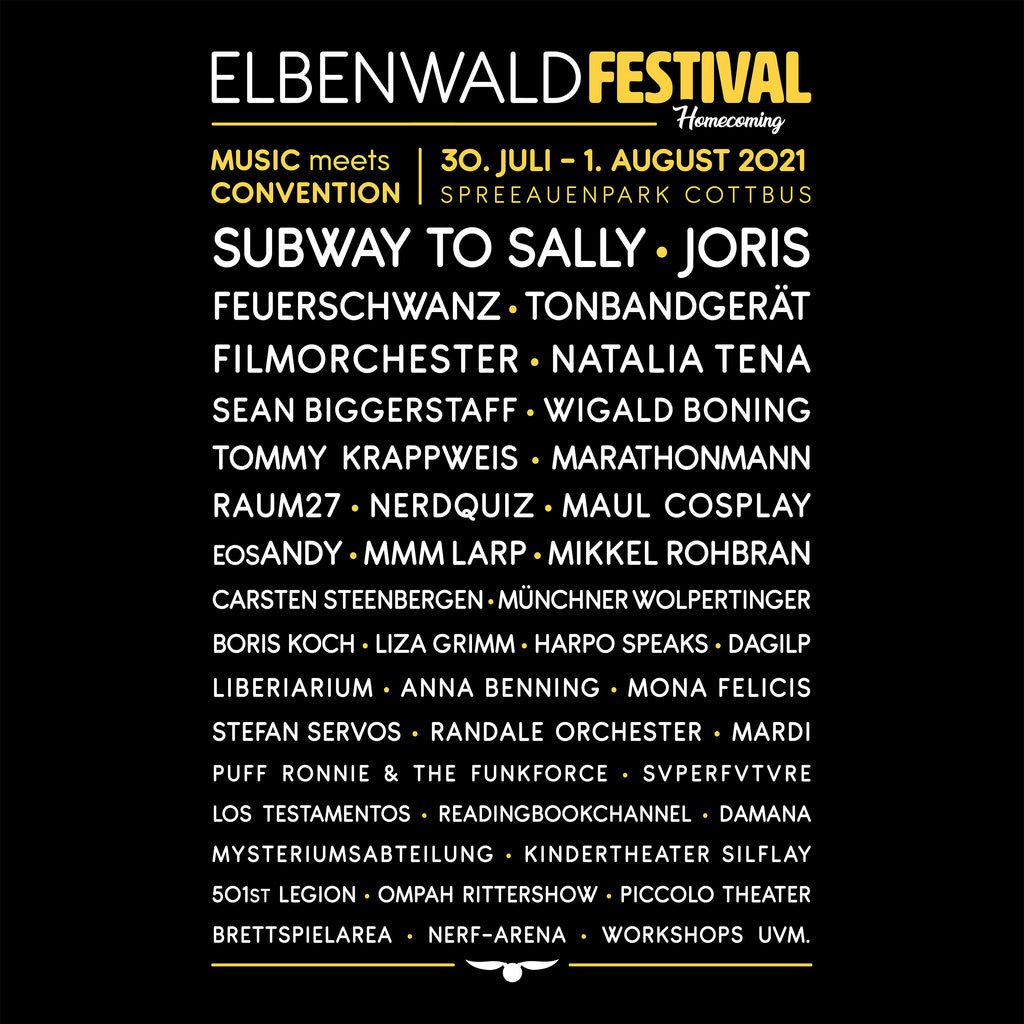 Produktbild Elbenwald Festival Homecoming Hoodie schwarz