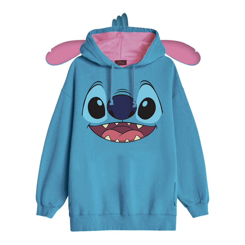 Produktbild Lilo & Stitch - Stitch Damen Hoodie mit Ohren blau