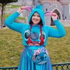 Produktbild Lilo & Stitch - Stitch Damen Hoodie mit Ohren blau