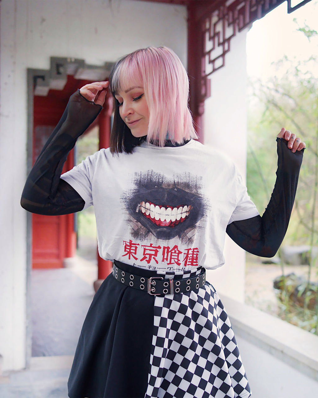 Produktbild Tokyo Ghoul - Scraped Mask T-Shirt weiß
