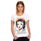 Produktbild Schneewittchen - Portrait T-Shirt Damen weiß