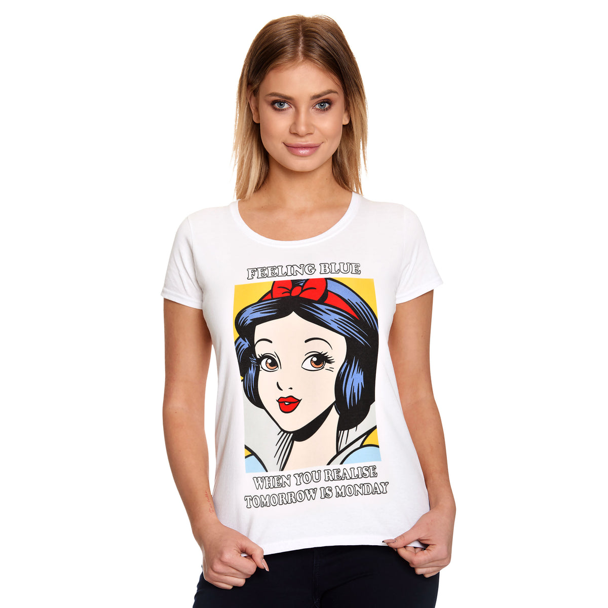 Produktbild Schneewittchen - Portrait T-Shirt Damen weiß