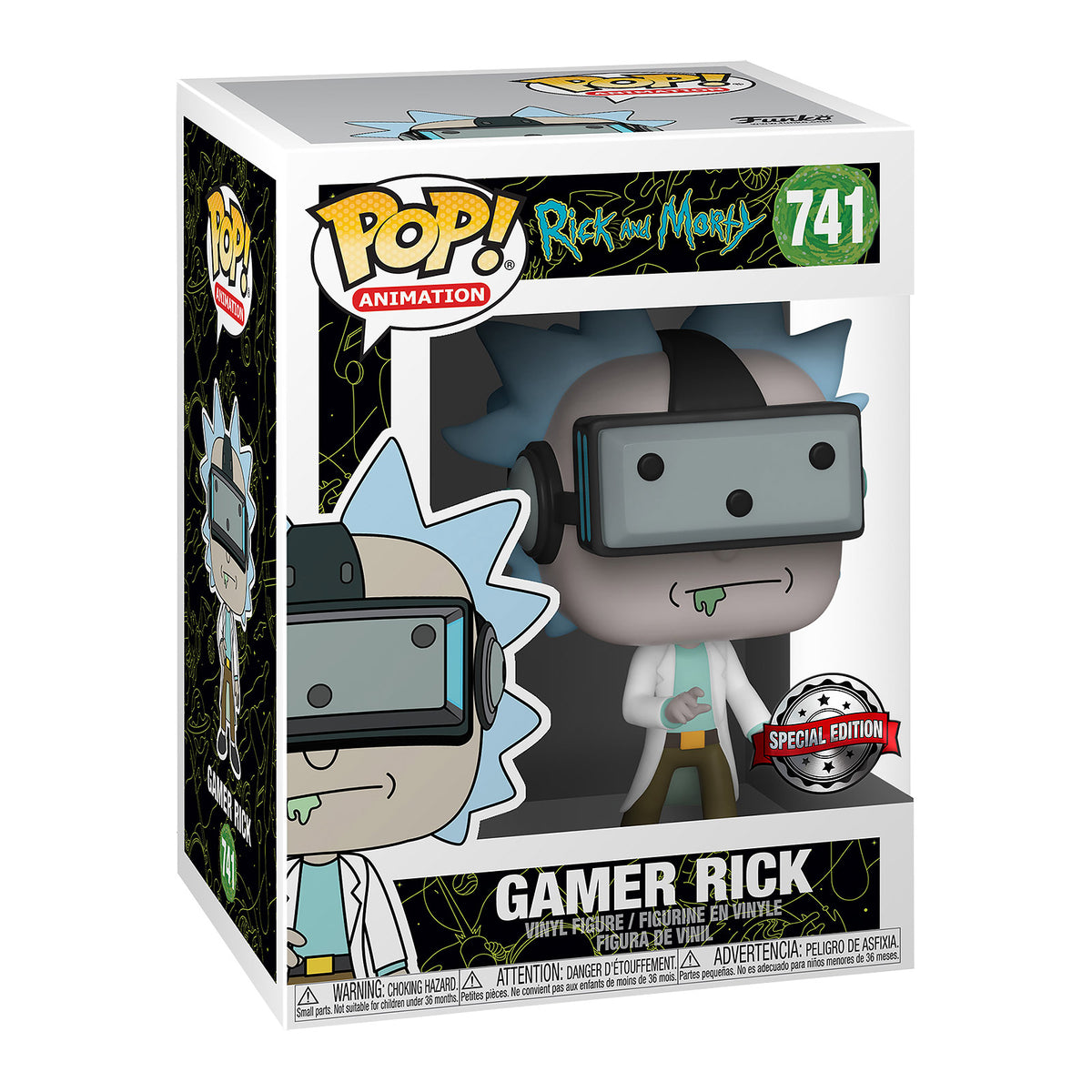 Produktbild Rick and Morty - Gamer Rick Funko Pop Figur