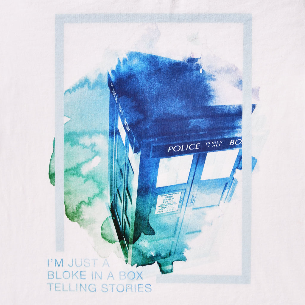 Produktbild Dr. Who - Aquarell Tardis T-Shirt weiß