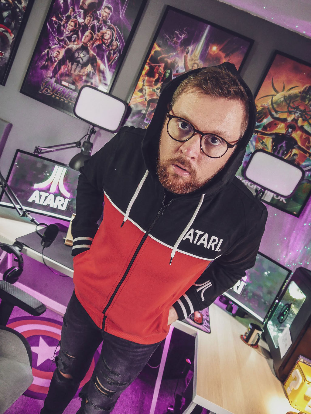 Produktbild Atari - Logo Kapuzenjacke