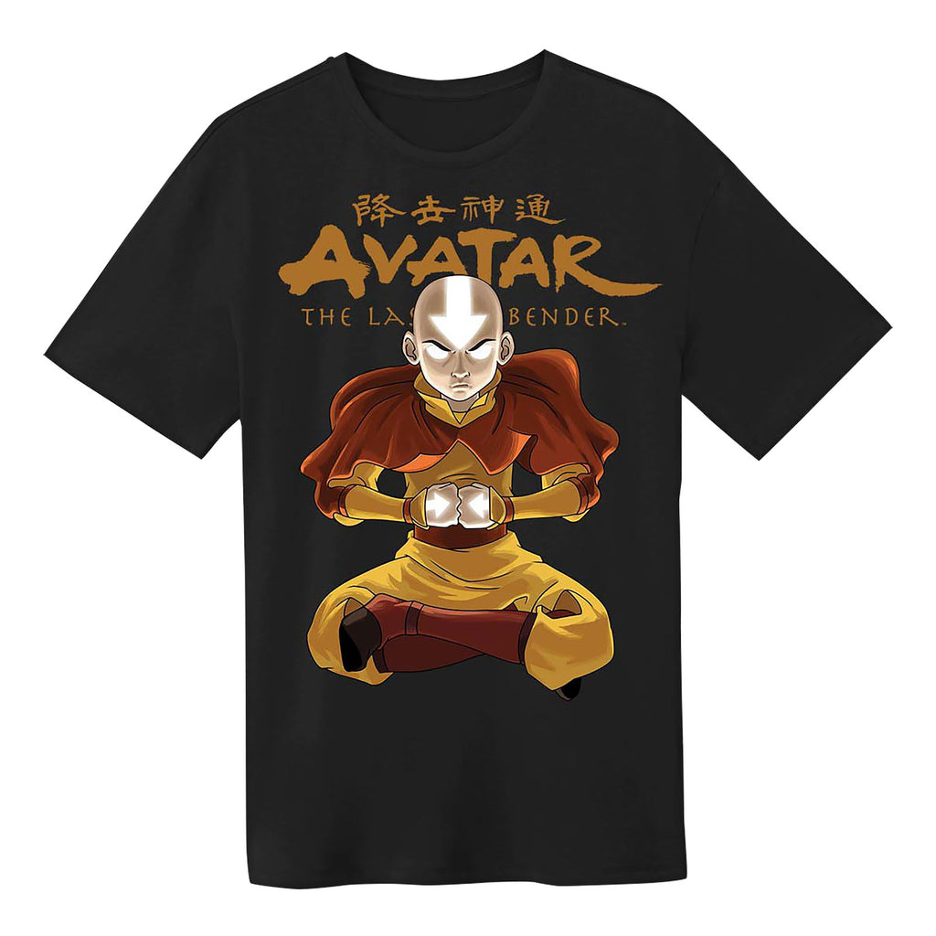 Produktbild Avatar Der Herr der Elemente - Aang State Pose T-Shirt schwarz