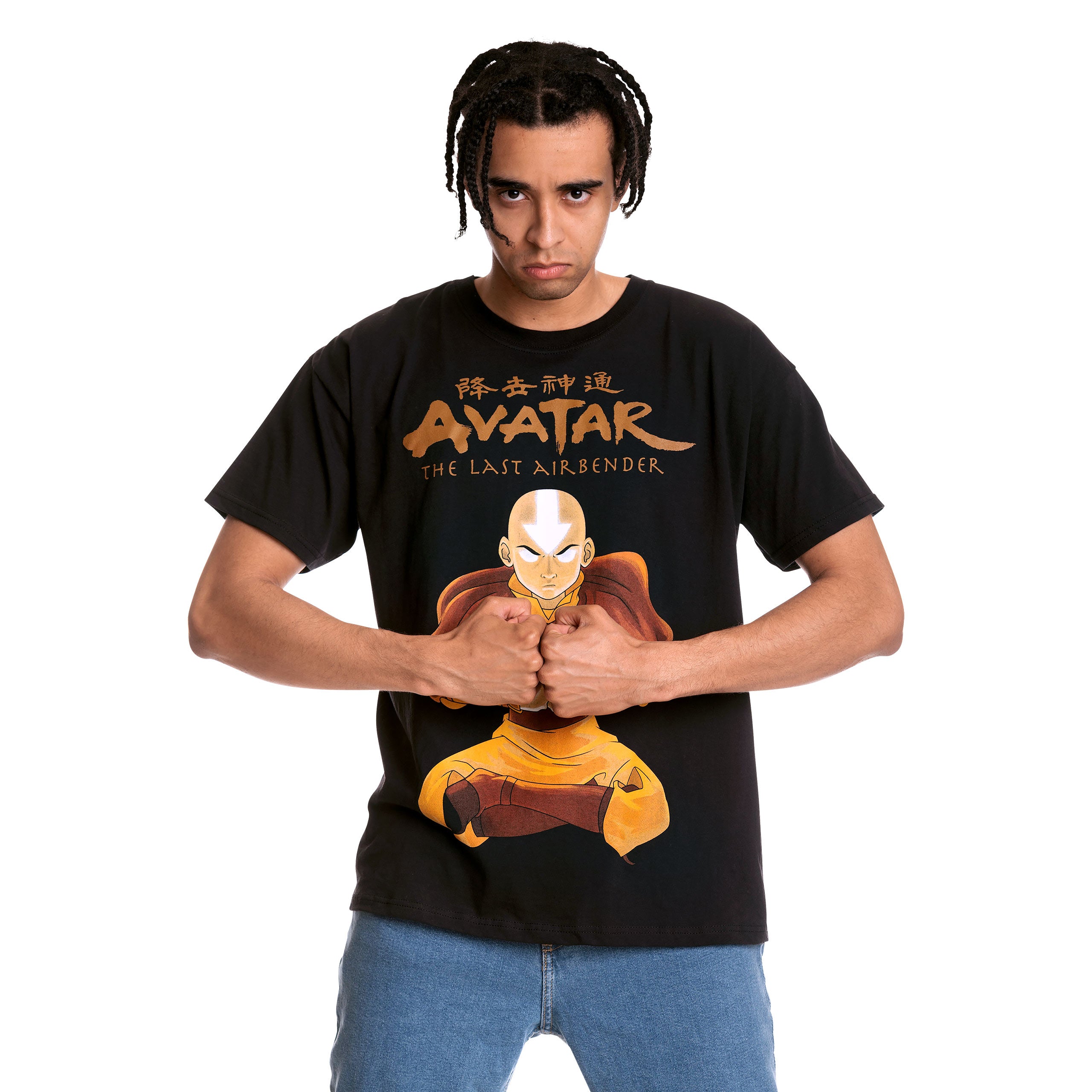 Produktbild Avatar Der Herr der Elemente - Aang State Pose T-Shirt schwarz