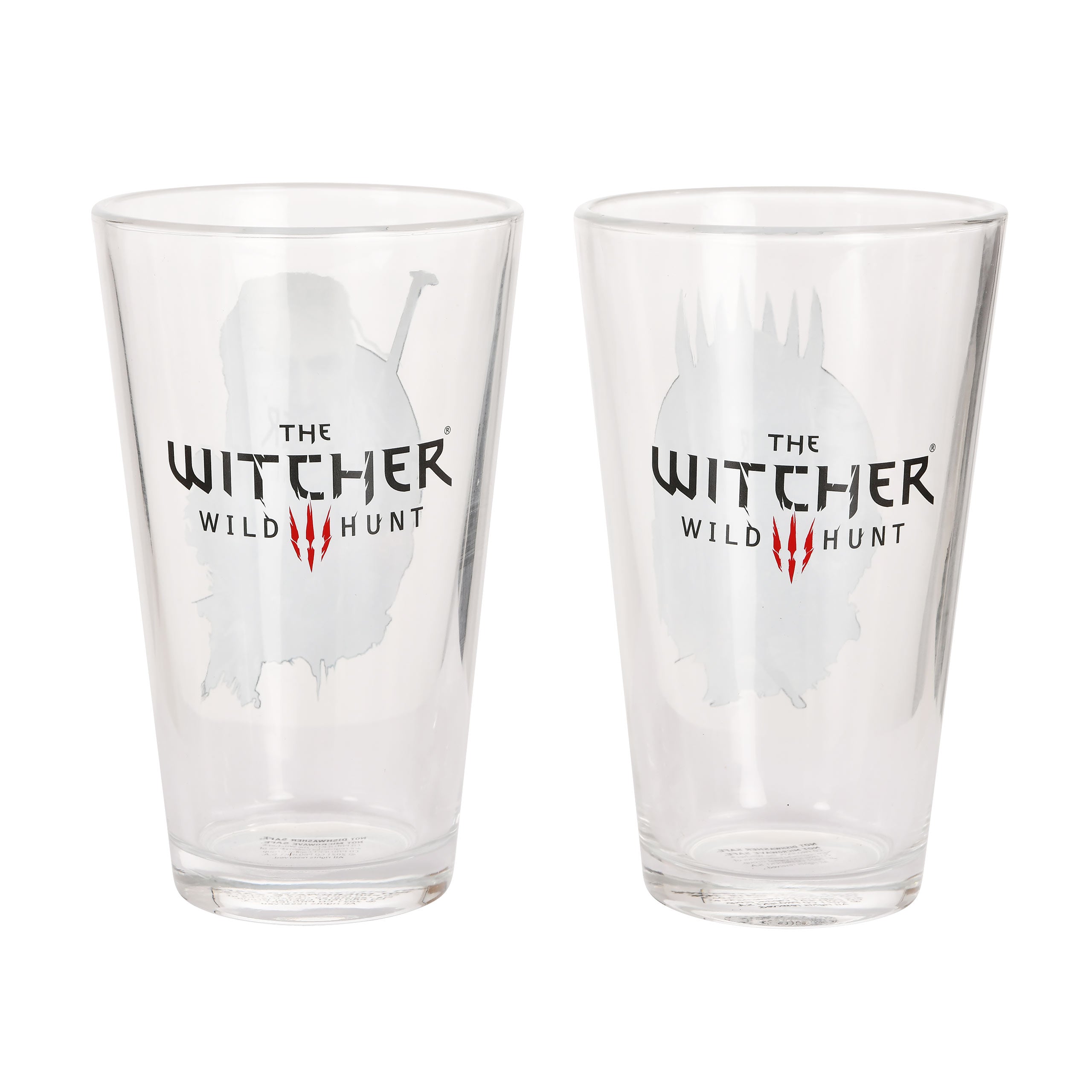 Produktbild Witcher 3 - Geralt und Eredin Gläser 2er Set