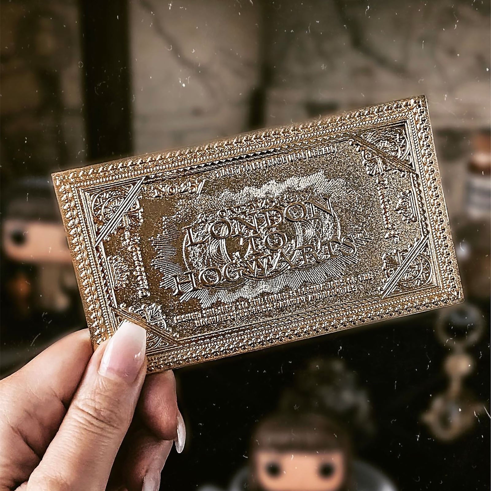 Produktbild Harry Potter - Hogwarts Express Ticket Replik Limited Edition