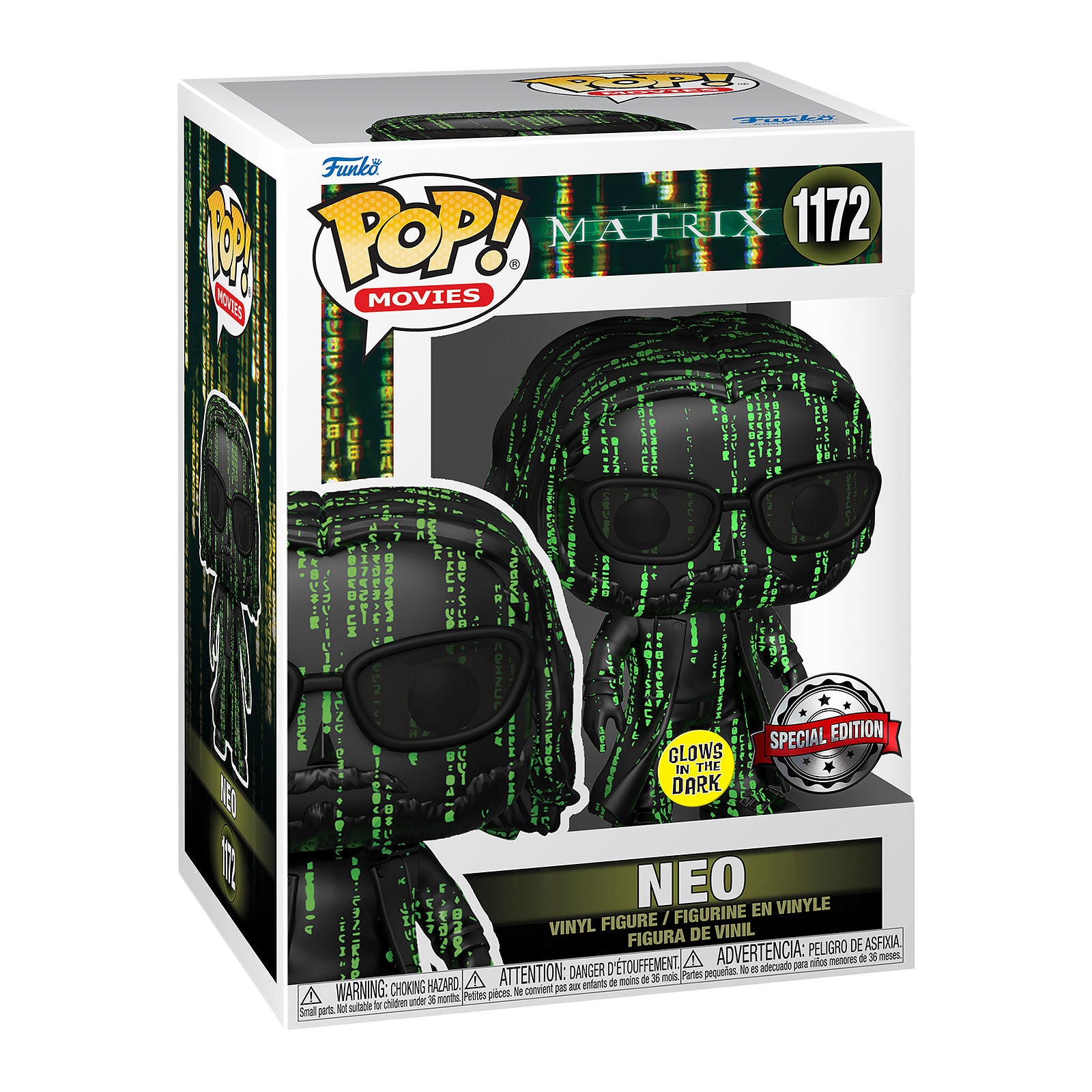 Produktbild Matrix - Neo Glow in the Dark Funko Pop Figur