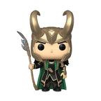 Produktbild Marvel - Loki mit Zepter Glow in the Dark Funko Pop Wackelkopf-Figur