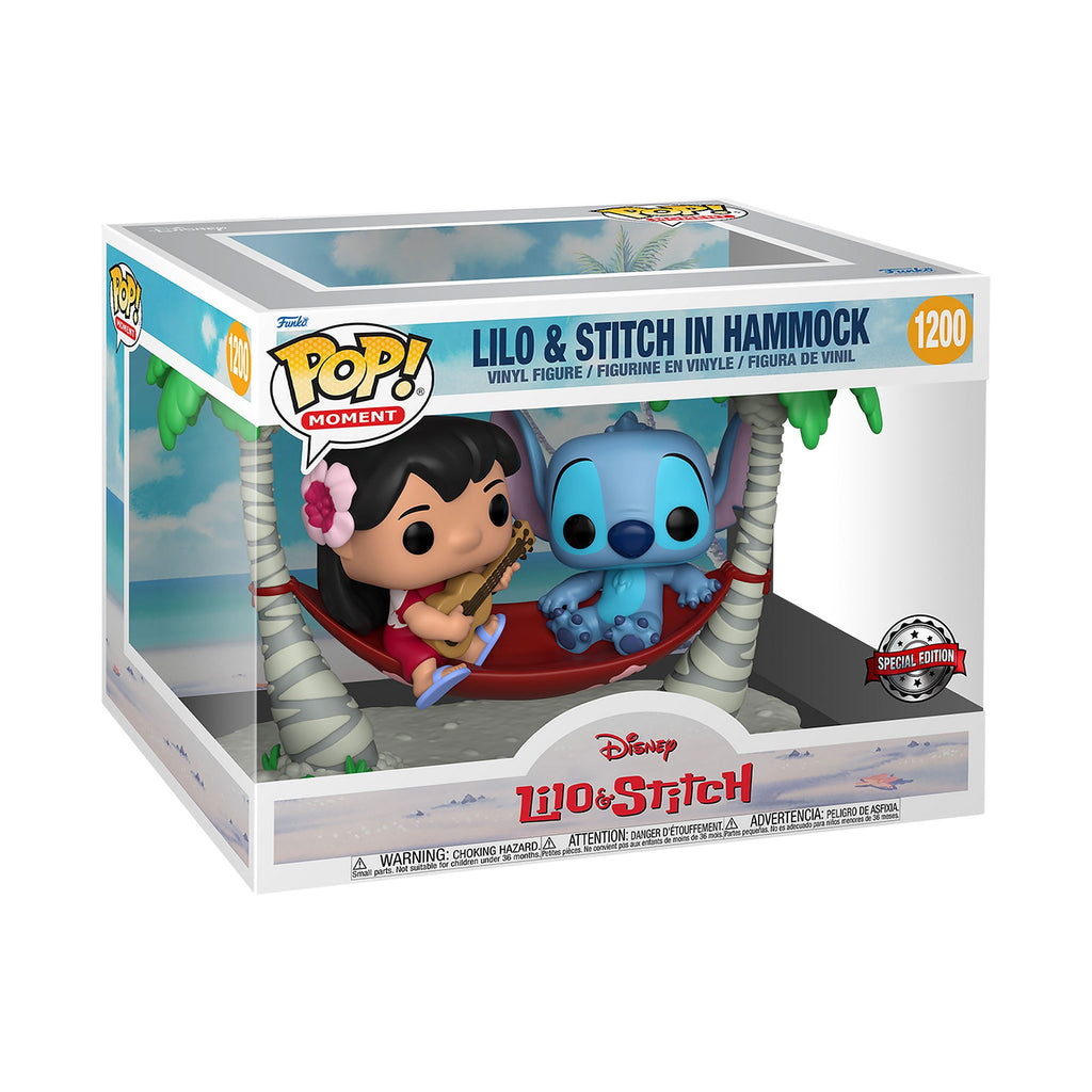 Produktbild Lilo & Stitch in Hängematte Funko Pop Figur