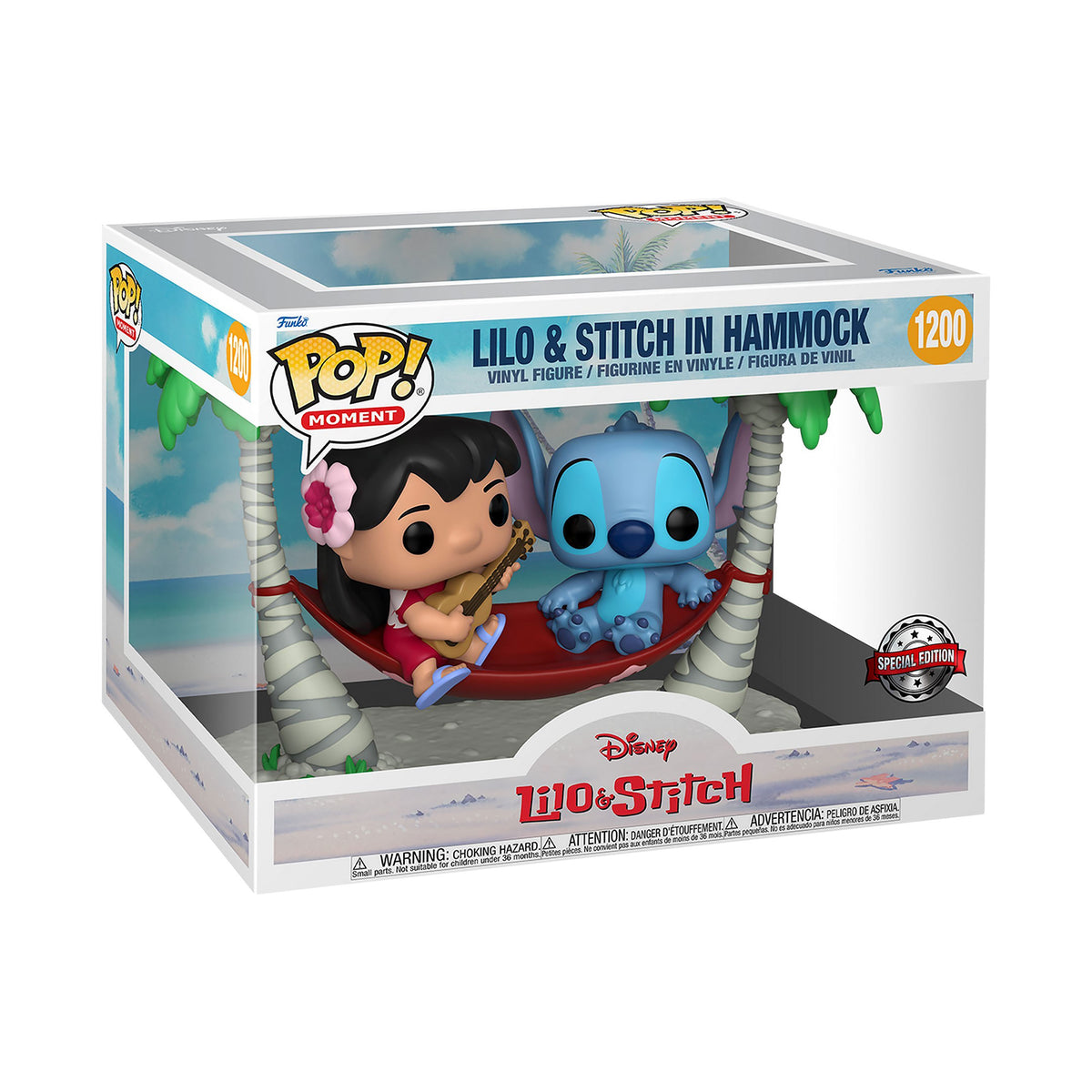 Produktbild Lilo & Stitch in Hängematte Funko Pop Figur