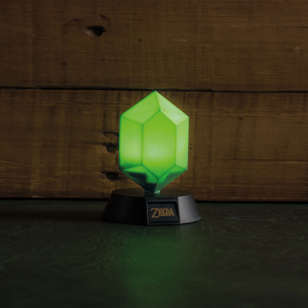 Produktbild Zelda - Grüner Rubin Icons 3D Tischlampe