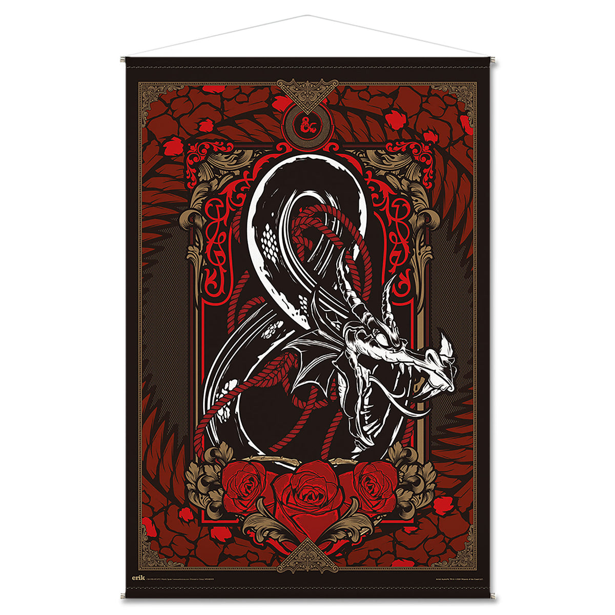 Produktbild Dragon Ampersand Logo Wall Scroll - Dungeons & Dragons