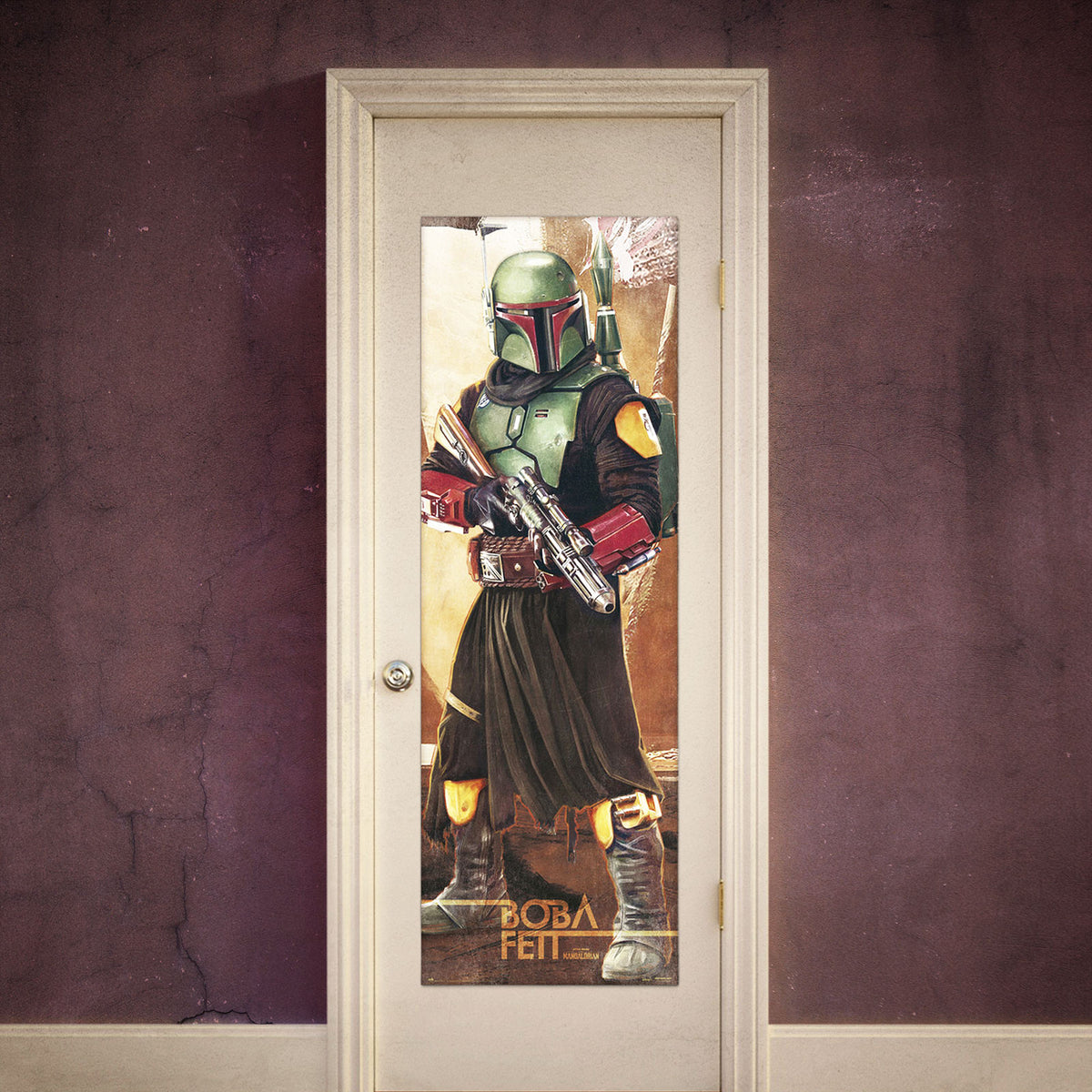Produktbild Boba Fett Türposter - Star Wars