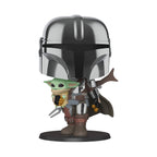 Produktbild Mandalorian Chrome Funko Pop Wackelkopf-Figur 26 cm - Star Wars
