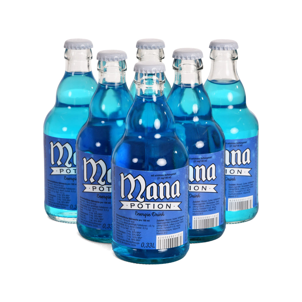 Produktbild Mana Potion Flasche Energie Drink - 6er Pack