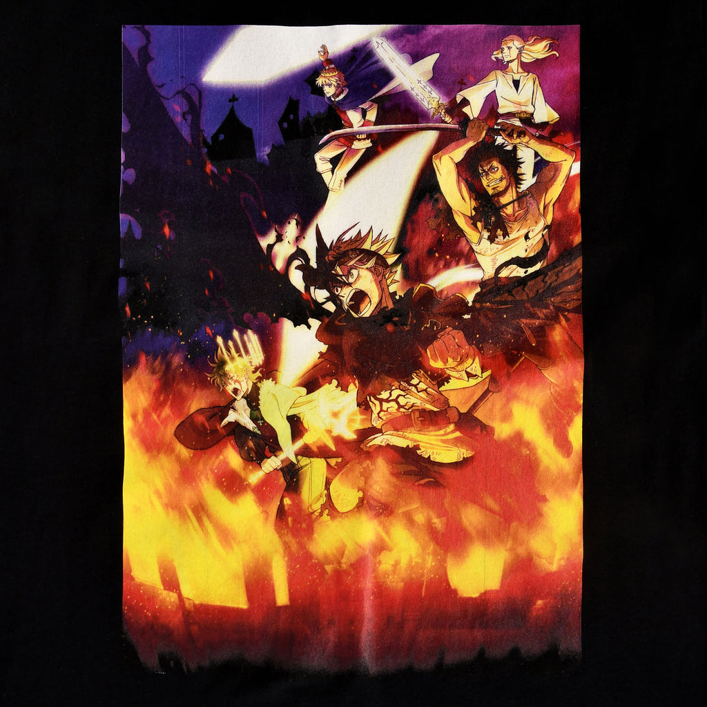 Produktbild Black Clover - Poster T-Shirt schwarz