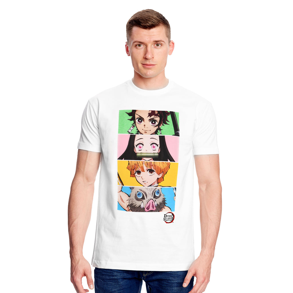 Produktbild Demon Slayer - Crew T-Shirt weiß