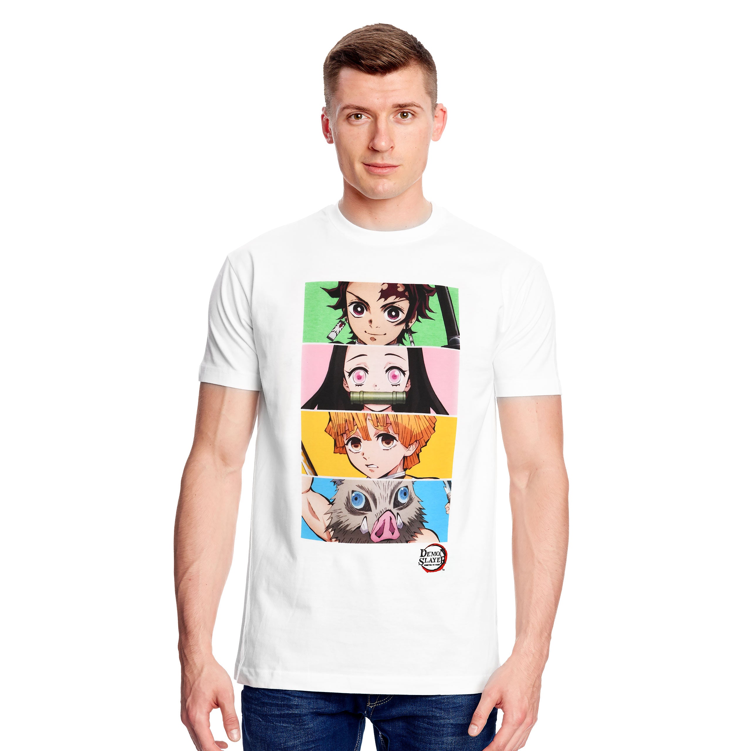 Produktbild Demon Slayer - Crew T-Shirt weiß