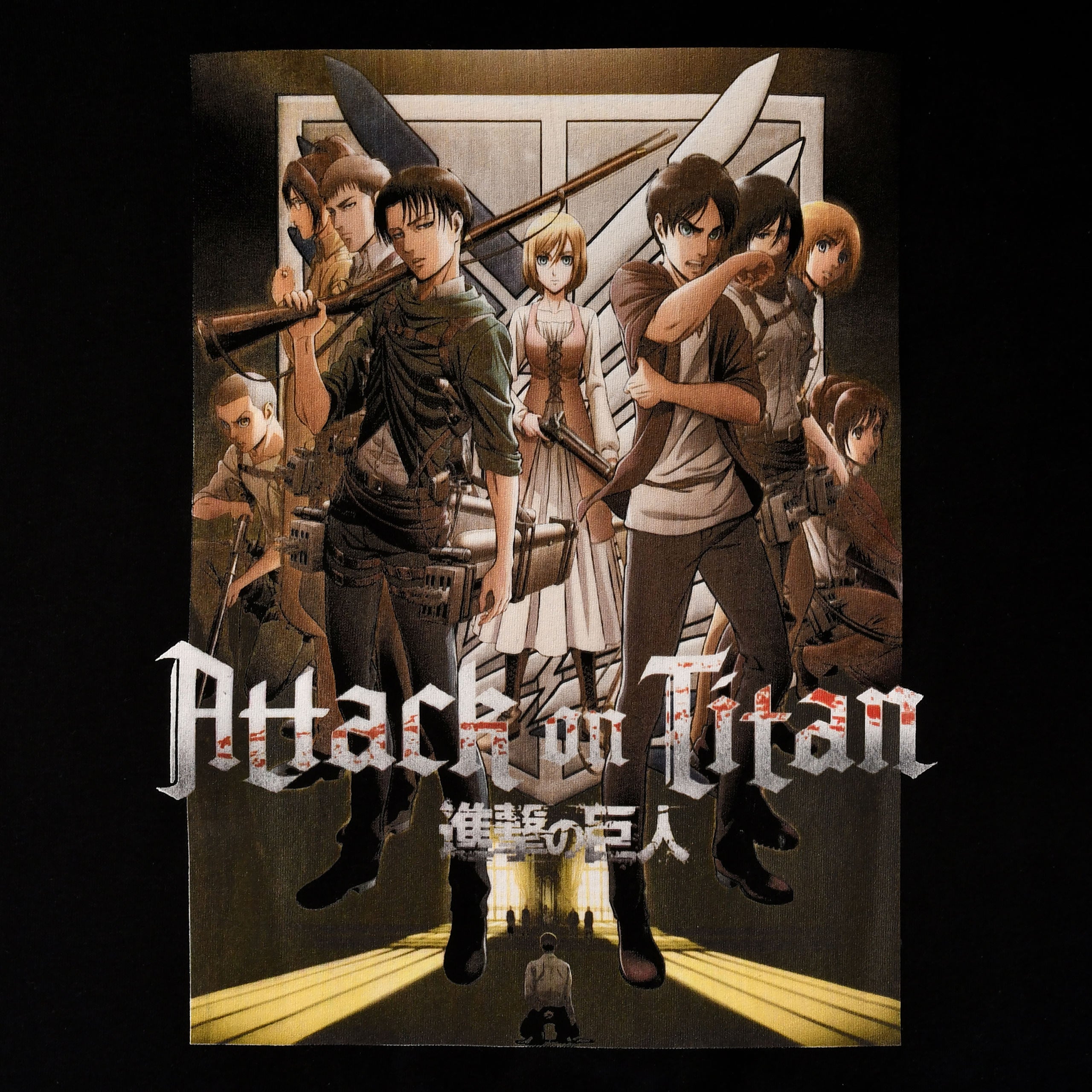 Produktbild Attack on Titan - Group T-Shirt schwarz