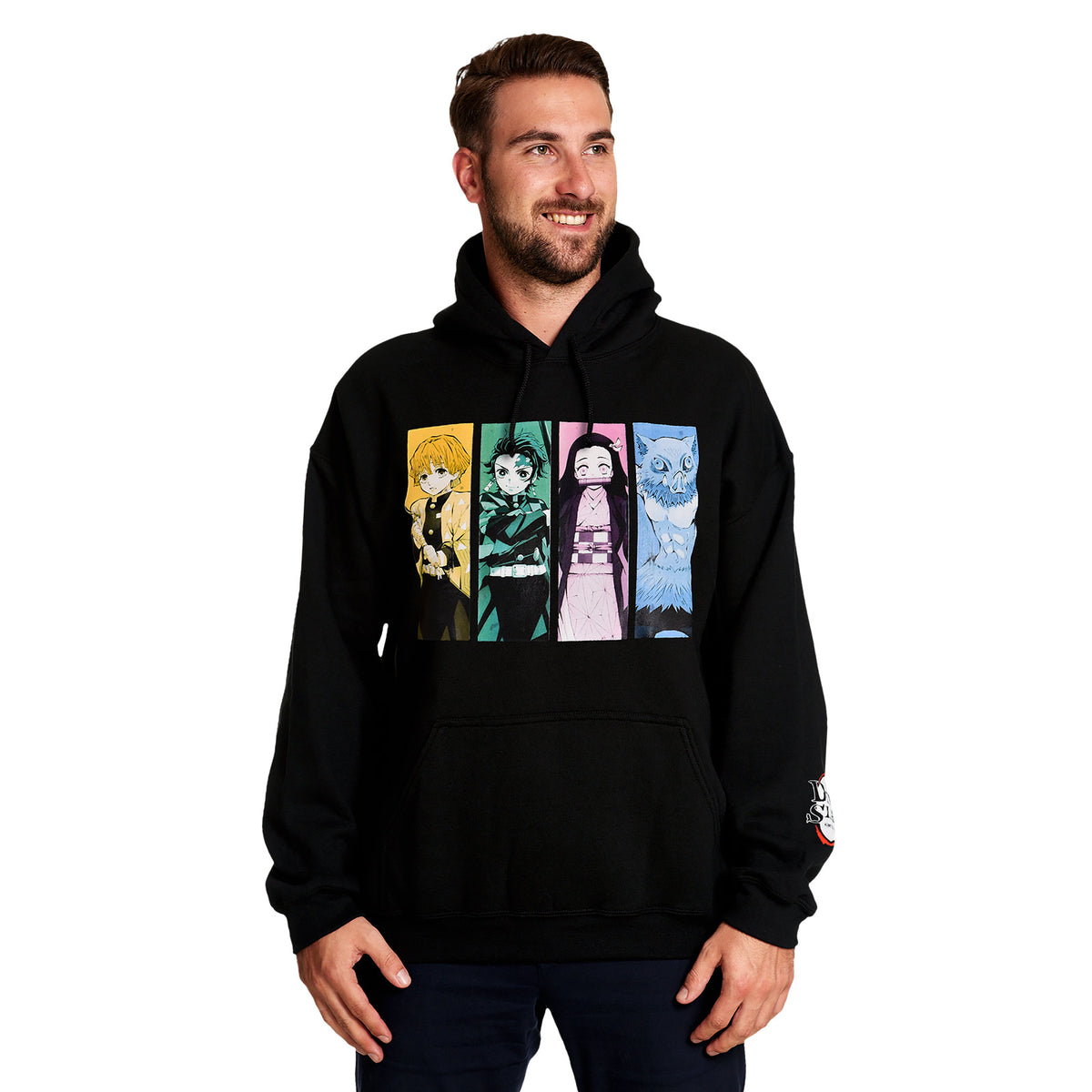 Produktbild Demon Slayer - Crew Hoodie schwarz