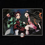 Produktbild Demon Slayer - Nezuko und Tanjiro Kamado T-Shirt schwarz