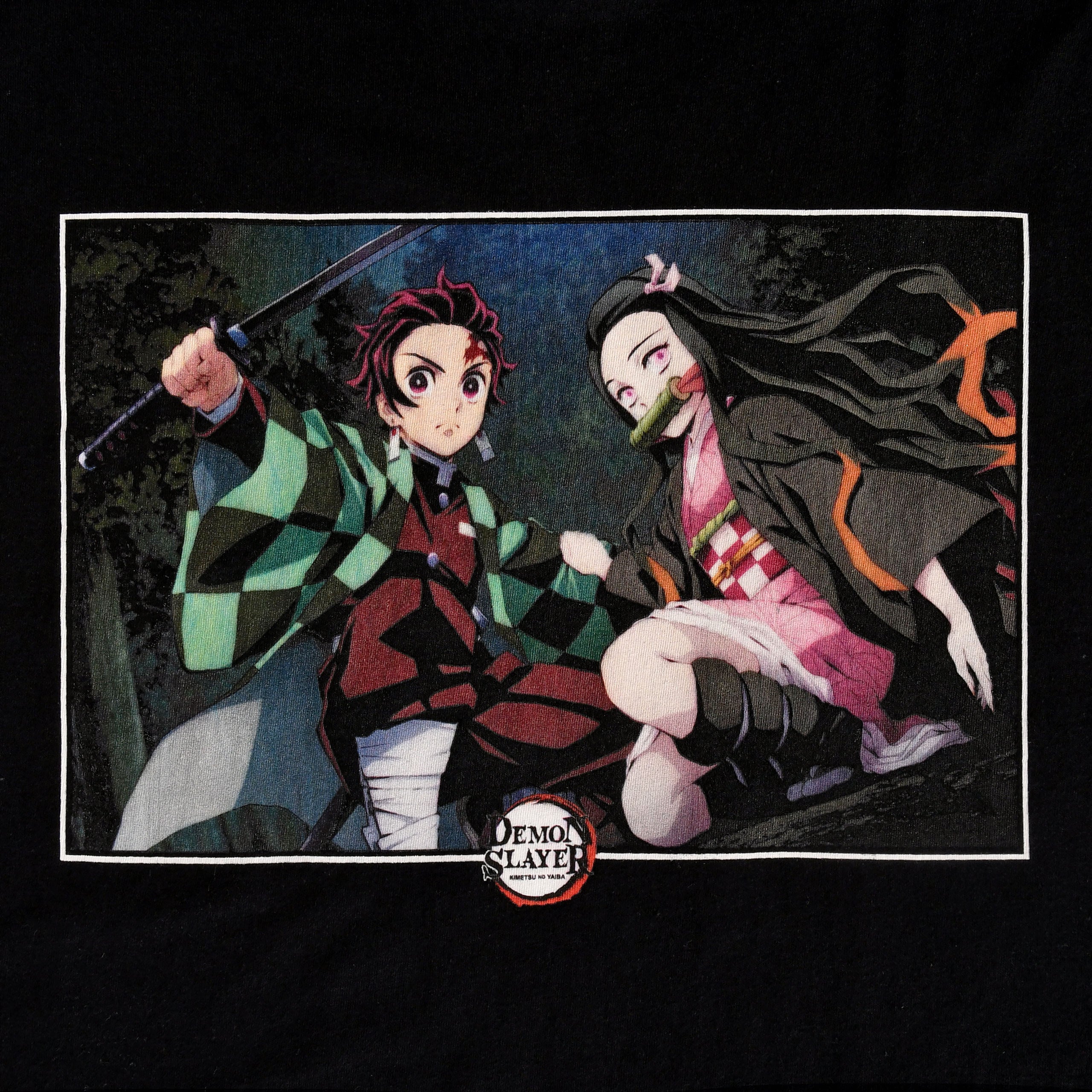 Produktbild Demon Slayer - Nezuko und Tanjiro Kamado T-Shirt schwarz