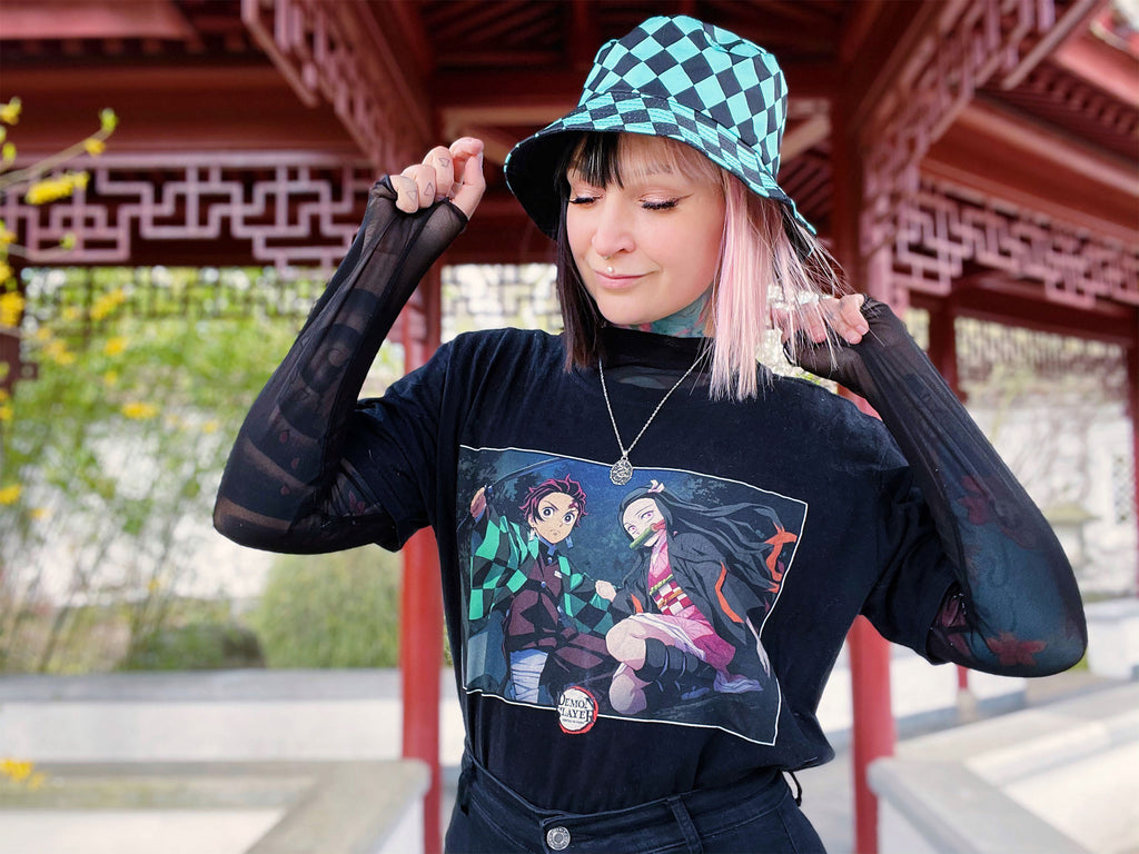 Produktbild Demon Slayer - Nezuko und Tanjiro Kamado T-Shirt schwarz