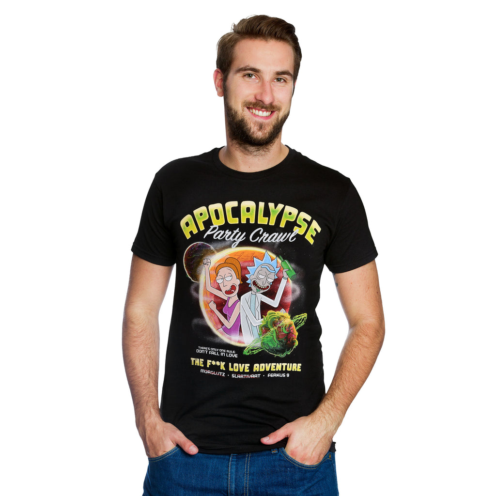 Produktbild Rick and Morty - Apocalypse Party T-Shirt schwarz