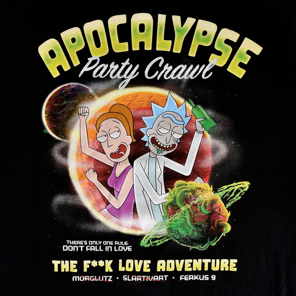 Produktbild Rick and Morty - Apocalypse Party T-Shirt schwarz