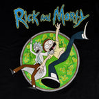 Produktbild Rick and Morty - Portal Circle T-Shirt schwarz