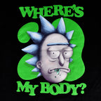 Produktbild Rick and Morty - Where's My Body T-Shirt schwarz