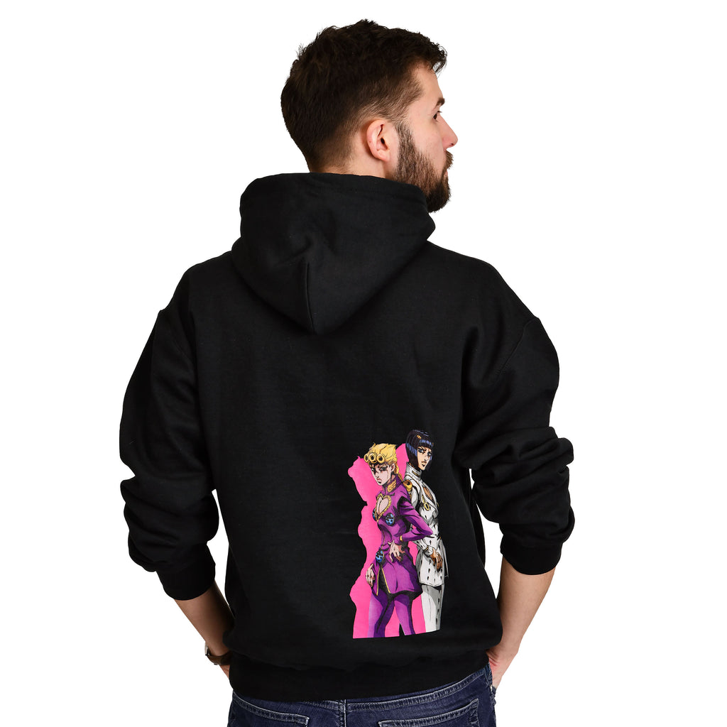 Produktbild JoJo's Bizarre Adventure - Giorno und Bruno Hoodie schwarz