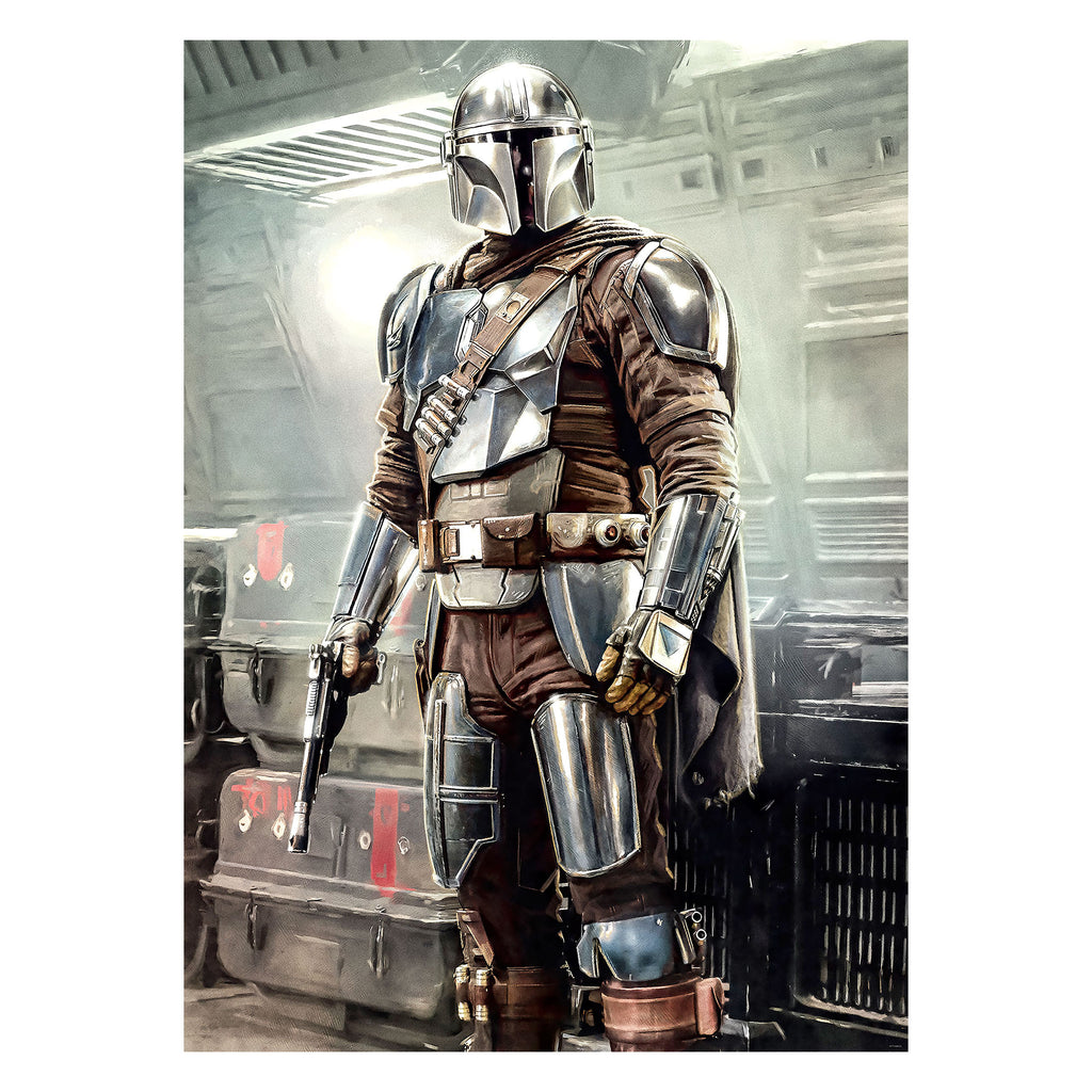 Produktbild Mando Fight Fototapete - Star Wars The Mandalorian