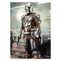 Produktbild Mando Fight Fototapete - Star Wars The Mandalorian