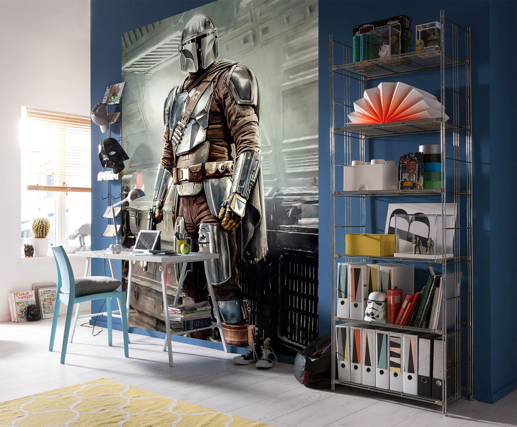 Produktbild Mando Fight Fototapete - Star Wars The Mandalorian