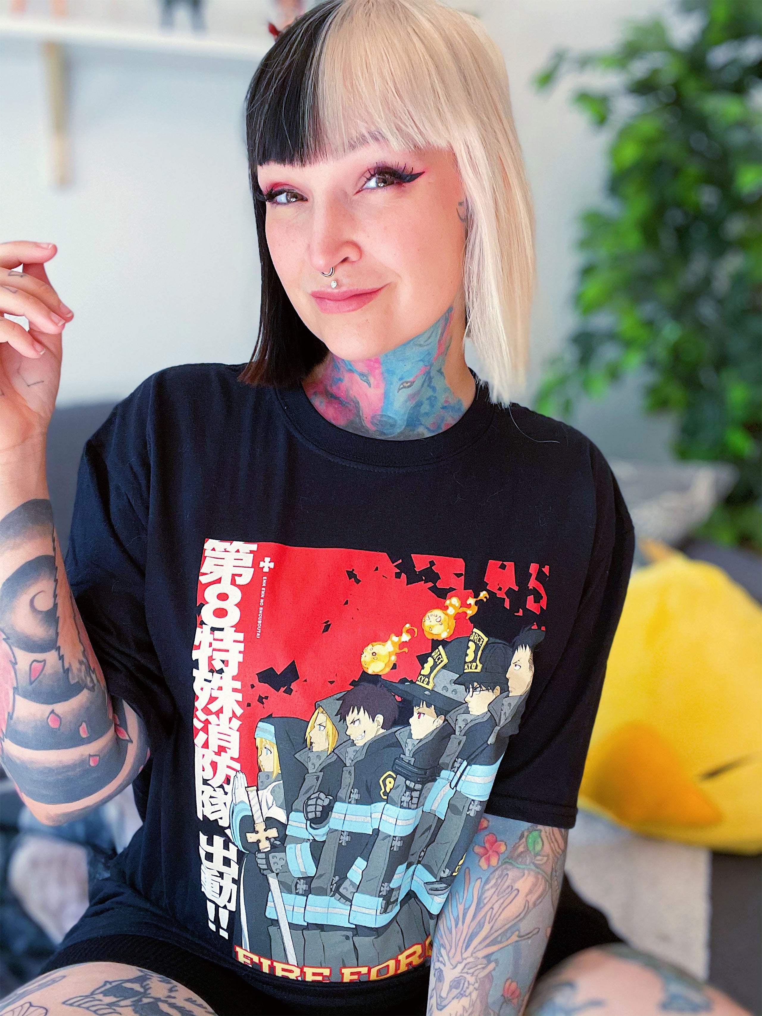 Produktbild Fire Force - Poster T-Shirt schwarz